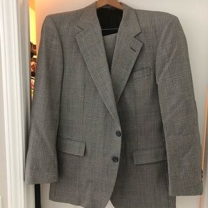 Woolf Bros. Glen Plaid Suit Sz 40R